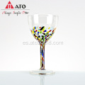 Copa de vino de vino de vino tinto Copa de vino de cristal